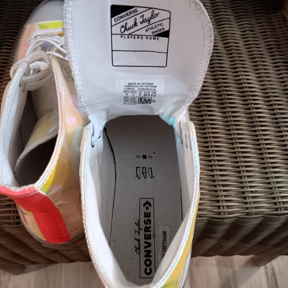 UNISEX Converse Chuck 70 High Hi-Vis Iridescent - Picture 10 of 10